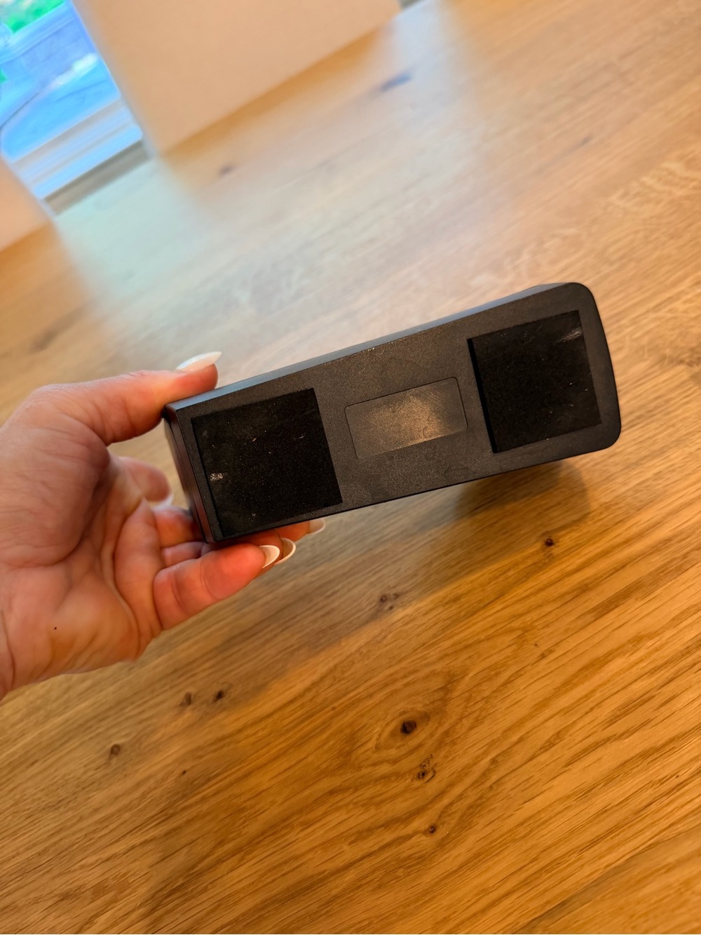 Black Desktop Tape Dispenser with White Roll of tape - Picture 3 of 5